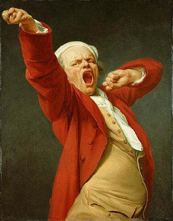 Joseph Ducreux Yawning